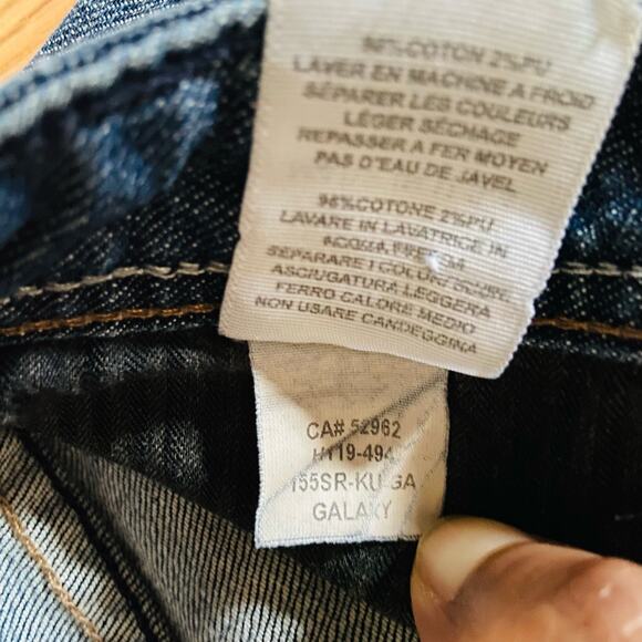 Habitual Kimberly New Wave Blue Bootcut Jeans, Sz 27 - Picture 5 of 10